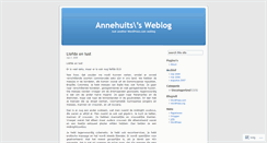 Desktop Screenshot of annehuits.wordpress.com