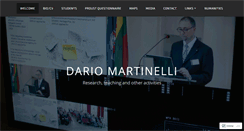 Desktop Screenshot of dariomartinelli.wordpress.com