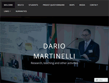 Tablet Screenshot of dariomartinelli.wordpress.com