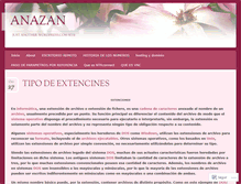 Tablet Screenshot of anazan.wordpress.com