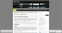 Desktop Screenshot of blazeclancats.wordpress.com