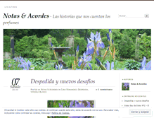 Tablet Screenshot of notasyacordes.wordpress.com