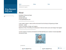 Tablet Screenshot of bassamalqaisi.wordpress.com
