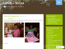 Tablet Screenshot of flourplussugar.wordpress.com