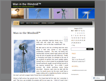 Tablet Screenshot of maninthewindmill.wordpress.com