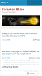 Mobile Screenshot of forsakenbliss.wordpress.com