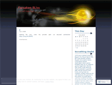 Tablet Screenshot of forsakenbliss.wordpress.com