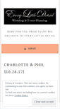 Mobile Screenshot of everylittledetails.wordpress.com
