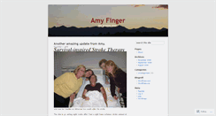 Desktop Screenshot of amyfinger.wordpress.com