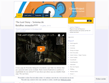 Tablet Screenshot of gameproject.wordpress.com