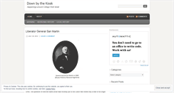 Desktop Screenshot of downbythekiosk.wordpress.com