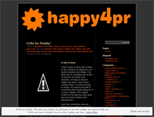 Tablet Screenshot of happy4pr.wordpress.com