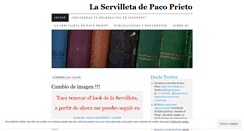 Desktop Screenshot of pacoprieto.wordpress.com