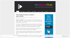 Desktop Screenshot of pianotutor.wordpress.com
