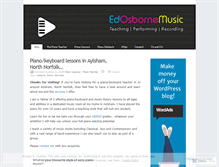 Tablet Screenshot of pianotutor.wordpress.com