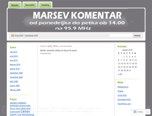 Tablet Screenshot of marsevkomentar.wordpress.com