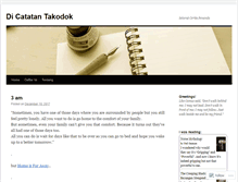 Tablet Screenshot of destiutami.wordpress.com