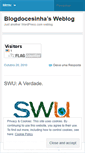 Mobile Screenshot of blogdocesinha.wordpress.com