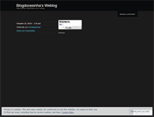 Tablet Screenshot of blogdocesinha.wordpress.com