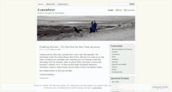 Desktop Screenshot of earthspin.wordpress.com