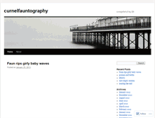 Tablet Screenshot of curnelfauntography.wordpress.com