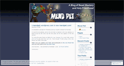 Desktop Screenshot of mendpet.wordpress.com