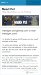 Mobile Screenshot of mendpet.wordpress.com