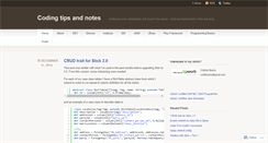 Desktop Screenshot of crisdev.wordpress.com
