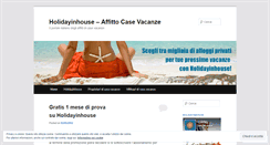 Desktop Screenshot of holidayinhouse.wordpress.com