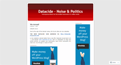 Desktop Screenshot of datacide.wordpress.com