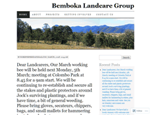 Tablet Screenshot of bembokalandcare.wordpress.com