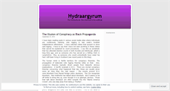 Desktop Screenshot of hydraargyrum.wordpress.com