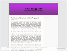 Tablet Screenshot of hydraargyrum.wordpress.com