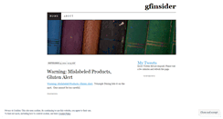 Desktop Screenshot of gfinsider.wordpress.com