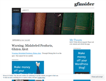 Tablet Screenshot of gfinsider.wordpress.com