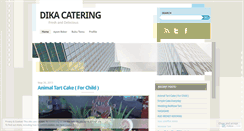 Desktop Screenshot of dikacatering.wordpress.com