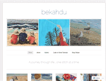 Tablet Screenshot of bekahduhandmade.wordpress.com