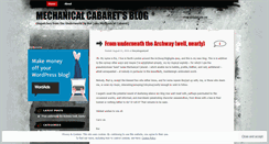 Desktop Screenshot of mechanicalcabaret.wordpress.com