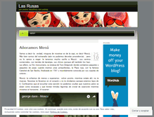 Tablet Screenshot of lasrusas.wordpress.com