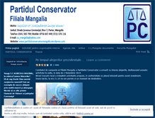 Tablet Screenshot of partidulconservatormangalia.wordpress.com