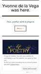 Mobile Screenshot of poetdelavega.wordpress.com