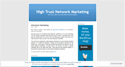 Desktop Screenshot of hightrust.wordpress.com