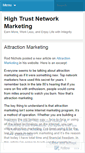 Mobile Screenshot of hightrust.wordpress.com
