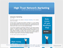 Tablet Screenshot of hightrust.wordpress.com