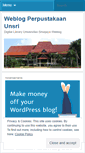 Mobile Screenshot of digilibunsri.wordpress.com
