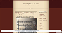 Desktop Screenshot of iqbaliyat.wordpress.com