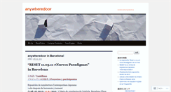 Desktop Screenshot of anywheredoorarchi.wordpress.com