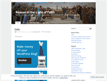 Tablet Screenshot of intellectualfaith.wordpress.com