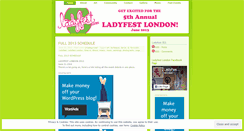 Desktop Screenshot of ladyfestlondon.wordpress.com