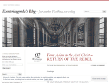 Tablet Screenshot of exotericagenda.wordpress.com
